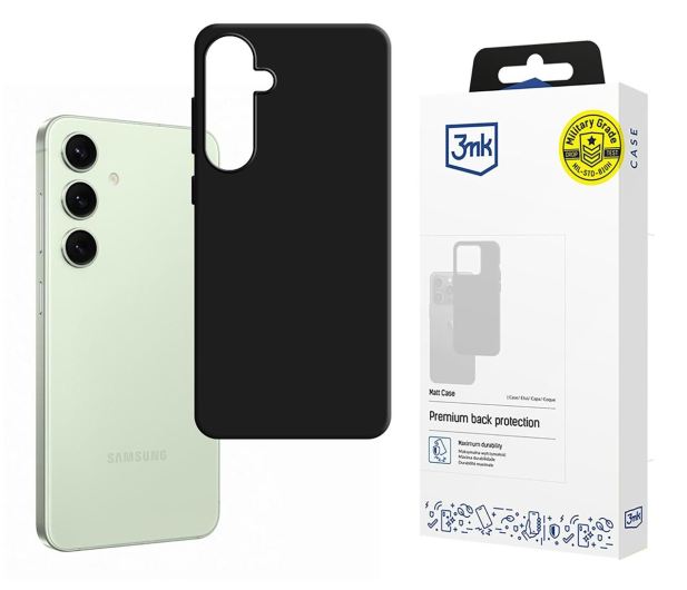 3MK Matt Case do Samsung Galaxy S24 FE black 5903108583985 - 1291073 - zdjęcie